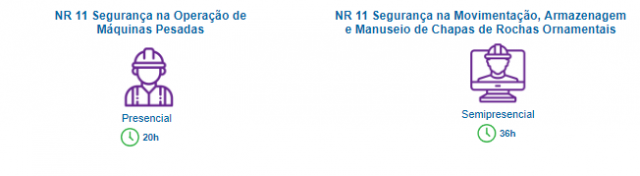 Curso de NR 11 mais segurança na movimentação transporte e